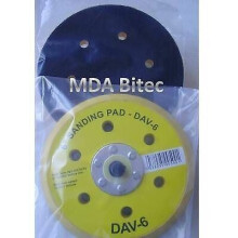Starchem DA Pad 6-Hole HookIt Backing Pad For 150mm Sanding / Abrasive Discs