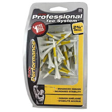 Pride Performance Professioneel Tee-systeem Kunststof golftees (30 stuks) Geel 2-3/4 Inch