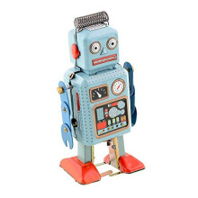 CHIMUYU Wind Up Vintage Robot Retro Klasszikus ramu Tavasz a kollekcihoz Karcsonyi ajndkparti Szletsnapi Fesztivl Meglepets Emlkek