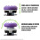 KontrolFreek FPS Freek Galaxy Purple for PlayStation 4 (PS4) and PlayStation 5 (PS5) | Performance Thumbsticks | 1 High-Rise, 1 Mid-Rise | Purple 3