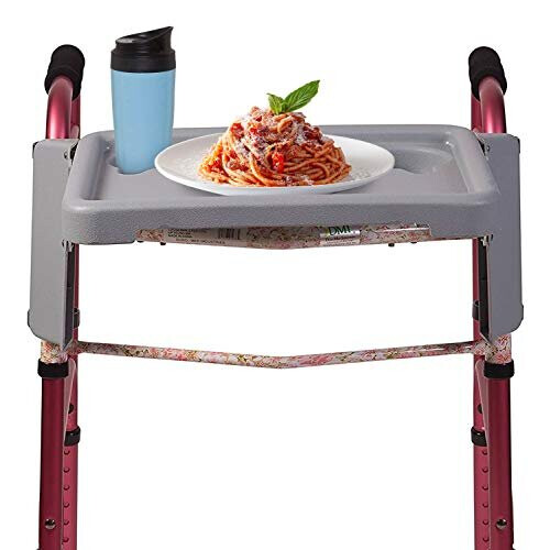 DMI Walker Tray, Rollator Tray, Mobility and Walker Accessory Tray