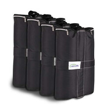 Goutime Canopy Weight Bags 4 x 40 lb per Pop Up Canopy Tent Legs Gazebo Sand Bag Weights Set di 4 nero (aggiornato)