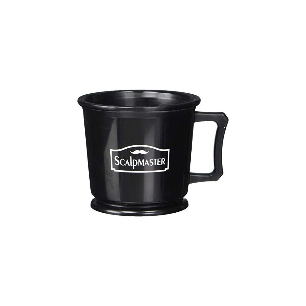 Burmax Black Scalpmaster Barber Grooming Shaving Mug Sb-Sc-Mugr