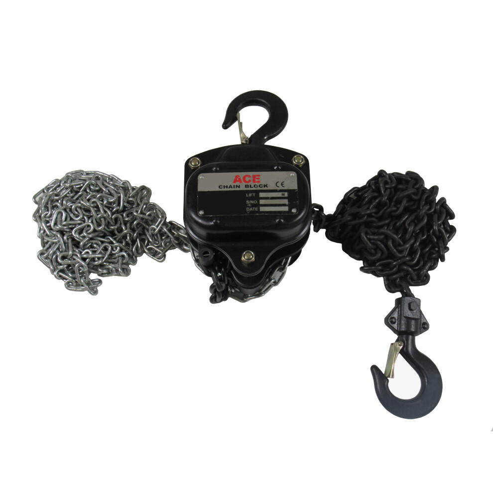 Heavy Duty Chain Block and Tackle 0.5 Ton 3 Metre (500KG 0.5T 3M)-image-OPC-PBB25B8-NEW