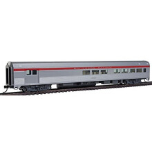 Walthers 30057 85 'Budd poggysz -lounge - kszen ll a futsra - Csendes -cen dli (ezst piros)