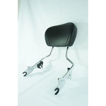 Aftagelige ryglæn sissy bar passager ryglæn til Harley Davidson Touring Electra Glide Flht (år 2009-Later)
