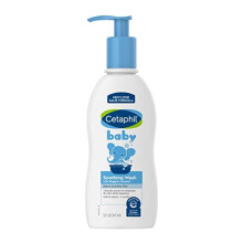 Cetaphil Baby Body Wash, Soothing Wash, Creamy and Gentle for Sensitive Dry Skin, with Colloidal Oatmeal and Niacinamide, National Eczema Association