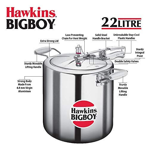 Hawkings Bigboy Aluminium Pressure Cooker 2