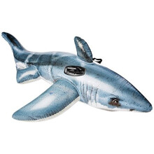 Intex Great White Shark Ride-On, 68" X 42", for Ages 3+