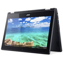 Acer R11 Convertible 2-in-1 Chromebook 11.6in IPS HD Touchscreen Intel N3150 Quad-core Up to 2.0GHz 4GB RAM 16GB SSD, Webcam, Bluetooth, Chrome OS Bla - Refurbished