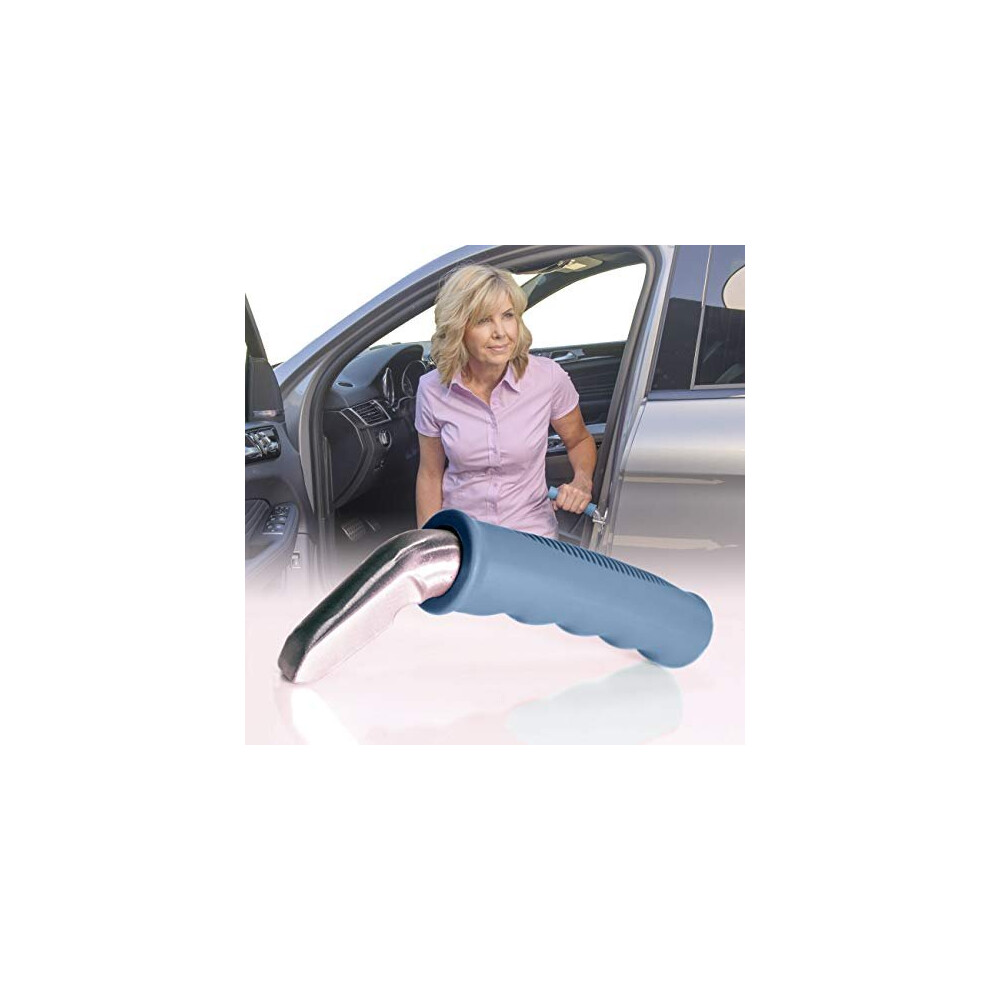 Able Life Comfortabl Able Life Auto Cane, Portable Vehicle Support Handle, Standing Mobility Aid, Car Assist Cane Grab Bar, Blue