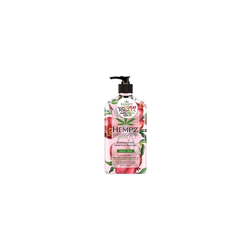 Hempz Pomegranate Herbal Body Moisturizer - 17oz LIMITED EDITION