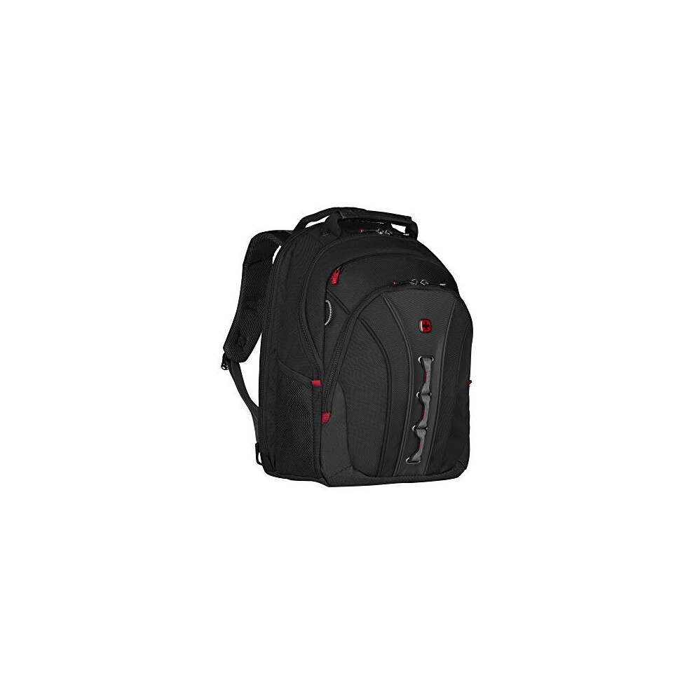 Wenger 600631 The Legacy Notebook Carrying Backpack, 16"", Black/Gray (Wa-7329-14F00), One Size