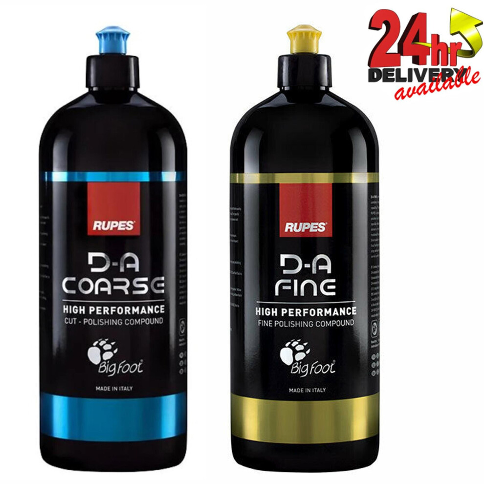 Rupes Bigfoot Da Fine And Coarse Compound System Detailing Polish Gel 1000Ml 5060859871249