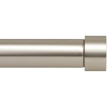 Ivilon Záclonová Tyč - Design Konektoru 1 Palec. 28 až 48 Palců Barva Satin Nikl