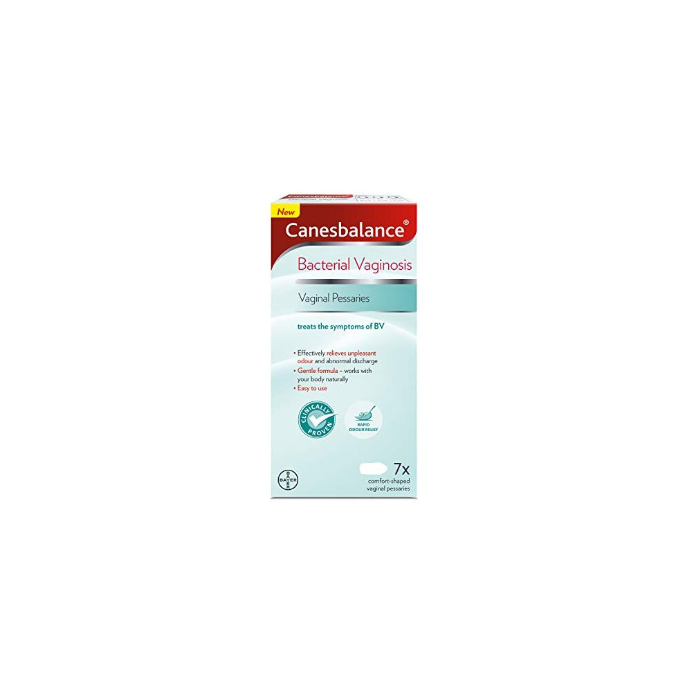 Canesten Canesbalance Vaginal Pessaries | Bacterial Vaginosis Symptom Treatment | Starts To Work Immediately To Relieve Unpleasant Intimate Odour Associated