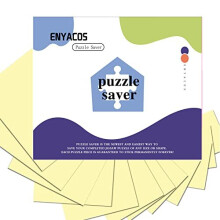 ENYACOS 16 Sheets Puzzle Saver Peel & Stick Adhesive Paper for Large Puzzles, Preserve 2 x 1000 Pieces Puzzles - Use These Puzzle Glue Sheets to