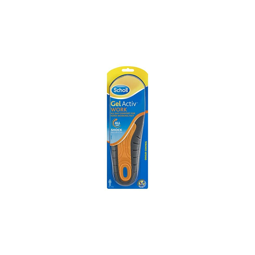 Scholl Gel Active Work Insoles for Men