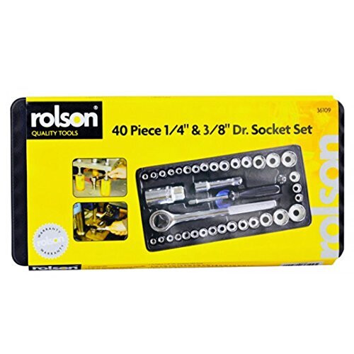 Rolson Rolson 36109 40 pc 1/4" & 3/8" Dr. Socket Set 1