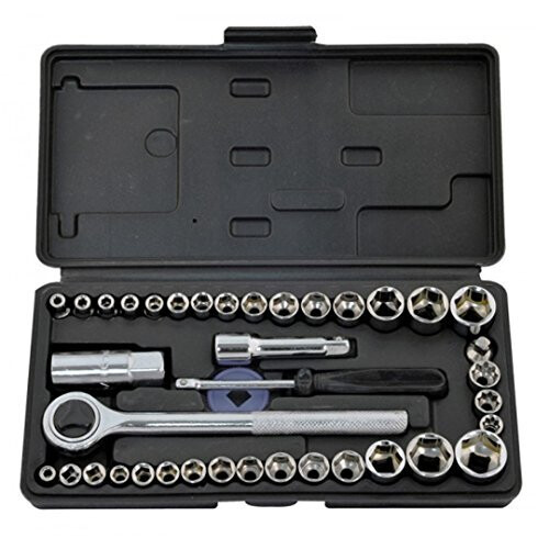 Rolson Rolson 36109 40 pc 1/4" & 3/8" Dr. Socket Set