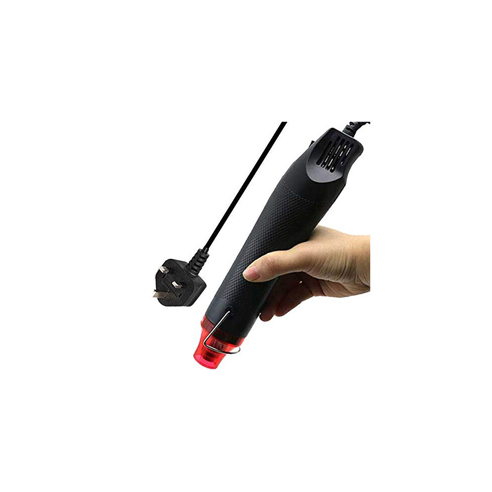 Handheld Hot Air Gun, Homidic 2m Ultra-Long Cable Portable Heat Gun for DIY Shrink Wrapping, Plastic, Fabric, etc. Mini 300W Multi Function Electrical