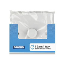 Status S250WDS5 1 Way Dimmer Switch (Packaging May Vary)