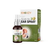 Knoxzy Olive Oil Ear Spray, Wax Removal Natural Olive Oil Spray for Ear Infections & Ear Pain Ear Wax Softener & Pain Relief Clinically Tested - 10 ml