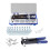 Yuhtech 86Pcs Threaded Rivet Nut Kit Set Nut Rivet Tool, Threaded Nut Rivet Tool Riveter Rivnut Nutsert Gun Riveting Kit M3 M4 M5 M6/M8 2