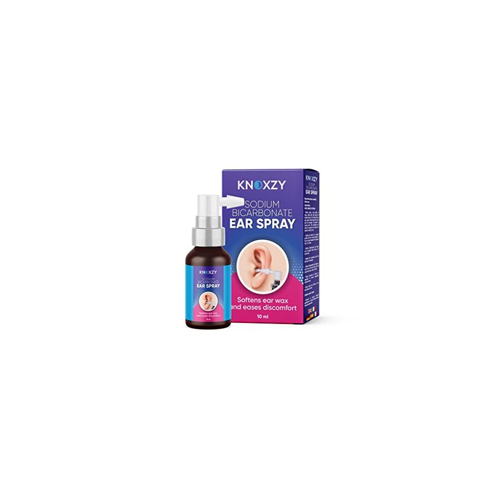 Knoxzy Sodium Bicarbonate Ear Spay, Ear Wax Remover For Clogged Ear Relief And Swimmer?S Ear ? 10Ml