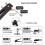 Yuhtech 86Pcs Threaded Rivet Nut Kit Set Nut Rivet Tool, Threaded Nut Rivet Tool Riveter Rivnut Nutsert Gun Riveting Kit M3 M4 M5 M6/M8 3