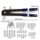 Yuhtech 86Pcs Threaded Rivet Nut Kit Set Nut Rivet Tool, Threaded Nut Rivet Tool Riveter Rivnut Nutsert Gun Riveting Kit M3 M4 M5 M6/M8 4