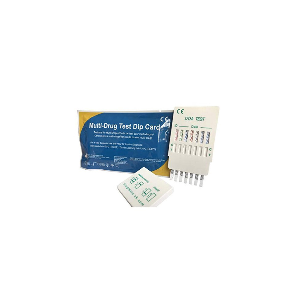 Drug Testing Kit, Tests for 7 Main Drugs in Urine, Test Home or Work, Detailed Instructions