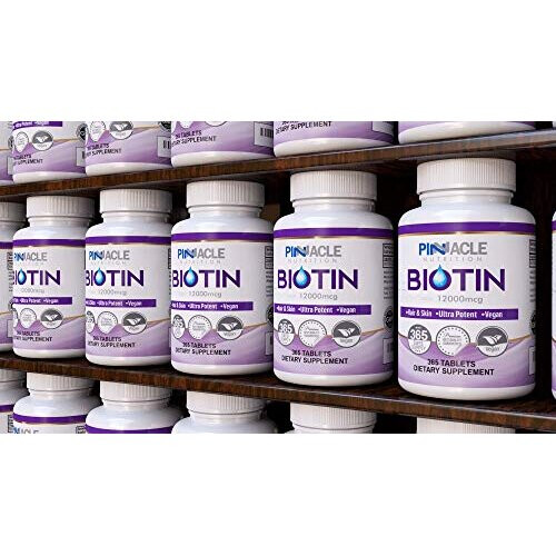 Biotin 12000mcg | 365 Tablets | UK Manufactured 2