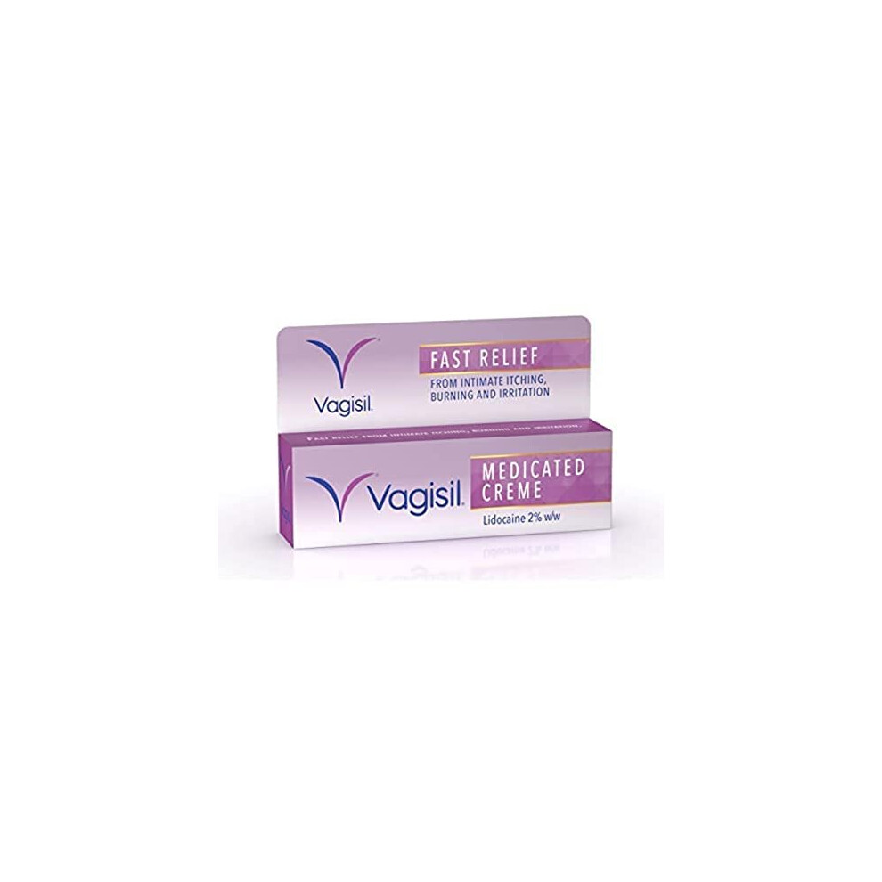 VAGISIL Medicated Cr?me, Fast Relief From Intimate Itch, Burning & Irritation, 30 G