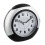 WIDDOP and Co. Black & Silver Alarm Clock with Silent Sweep No Ticking Feature plus Snooze & Light 1