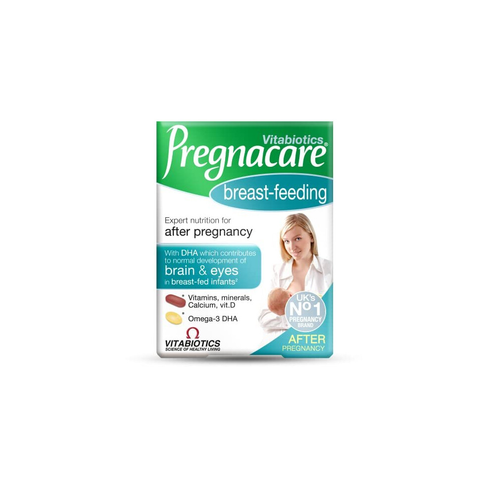 Pregnacare Breast-feeding - Postnatal Vitamins. UK's No.1 Pregnancy Brand Supplement, Specifically for the Breastfeeding Period. By Vitabiotics