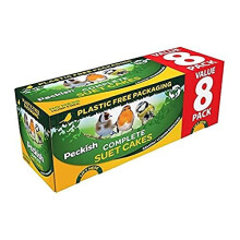 Peckish Complete Seed and Nut Suet Cakes 8 Pack Box