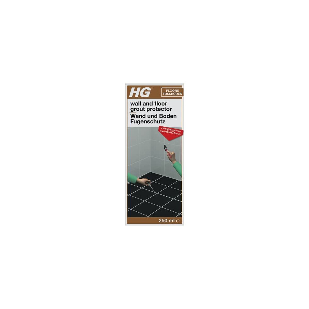 HG Wall and Floor Grout Protector, Super Grouting Protection for Kitchen, Bathroom & Home, Sealer Protects Against Oil, Grease, Mould & Moisture,