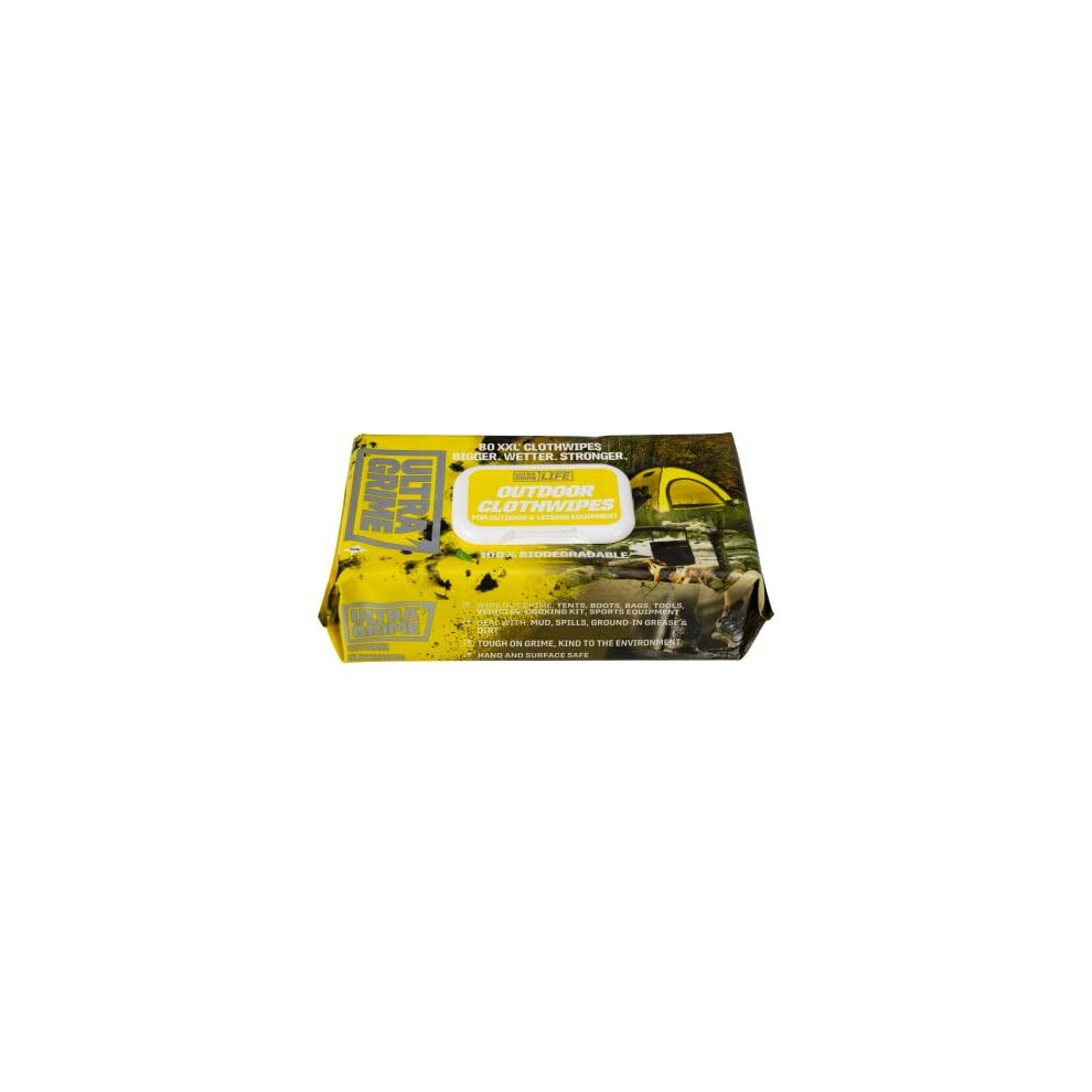 UltraGrime Sports & Leisure Wet Wipes - 1 count (Pack of 80), Yellow - Image 3