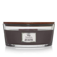 Woodwick Ellipse Scented Candle with Crackling Wick | Sand & Driftwood | Up to 50 Hours Burn Time