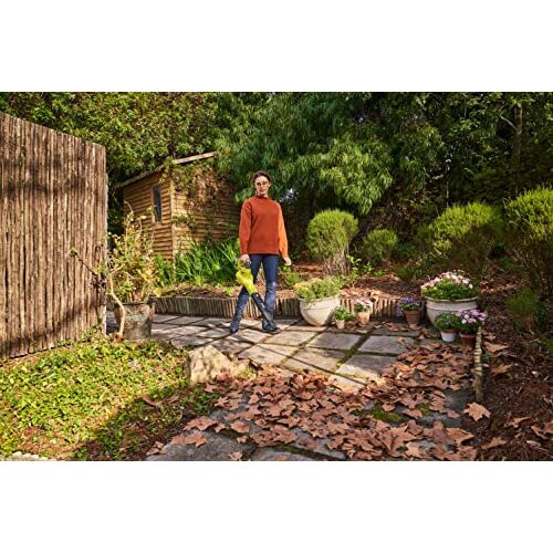 Ryobi Ryobi OBL1820S ONE+ Cordless Blower, Air Speed (Zero Tool), 245 km/h, 18 V, Hyper Green and Grey 2