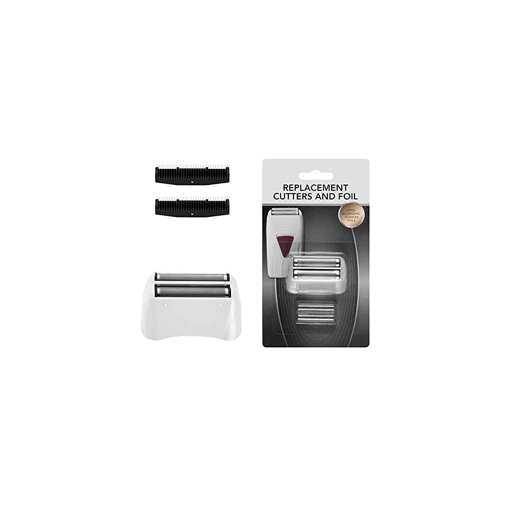 Cosyonall Silver Pro Shaver Replacement Foil And Cutters Compatible With"Andis 17150 Shaver Foil Replacement (Silver)