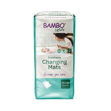 Bambo Baby Changing Mat, Eco-Friendly Disposable Changing Mats, Extra Soft For Comfort, Ultra-Absorbent Disposable Changing Mats, Leakage Protection,