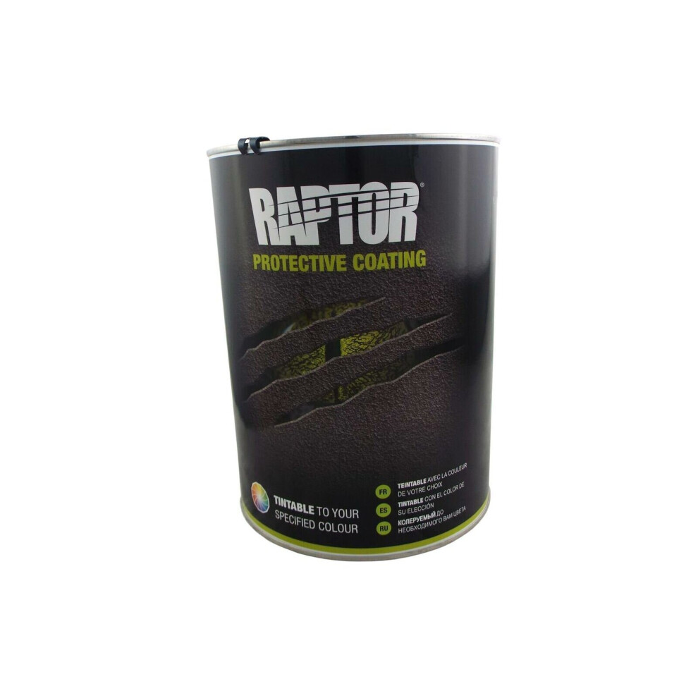 Upol Raptor Tintable 5L Tough Urethene Coating Truck Bed Liner Underbody U Pol 5010796100858