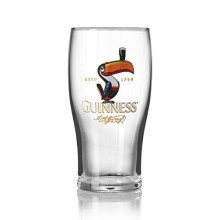 Guinness Toucan Pint Glass 20oz | Official Guinness Merchandise Guinness Draught Branded Large Beer Pint Glass