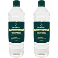 GREEN HAVEN Premium Bioethanol Fuel ? Bio Ethanol Liquid Fuel for Fires Pits, Fireplace | High Purity Clean Burning Bioethanol | Indoor & Outdoor