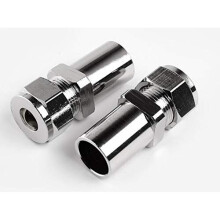 15mm to 10mm Radiator & Towel Rail Valve Pipe Reducer (Pair) 1/2" Reducer Compression Fit