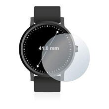 brotect Glass Screen Protector Film compatible with Watches (Circular, ?: 41 mm) - Glass-Foil 9H Protection [Scratch Resistant, High Clarity]