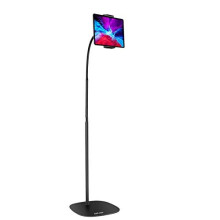 AICase Tablet Floor Stand Gooseneck Tablet Holder Mount with Adjustable Height(91CM-137CM) &2.2 KG Stable Base, Compatible with iPad Mini Air Pro