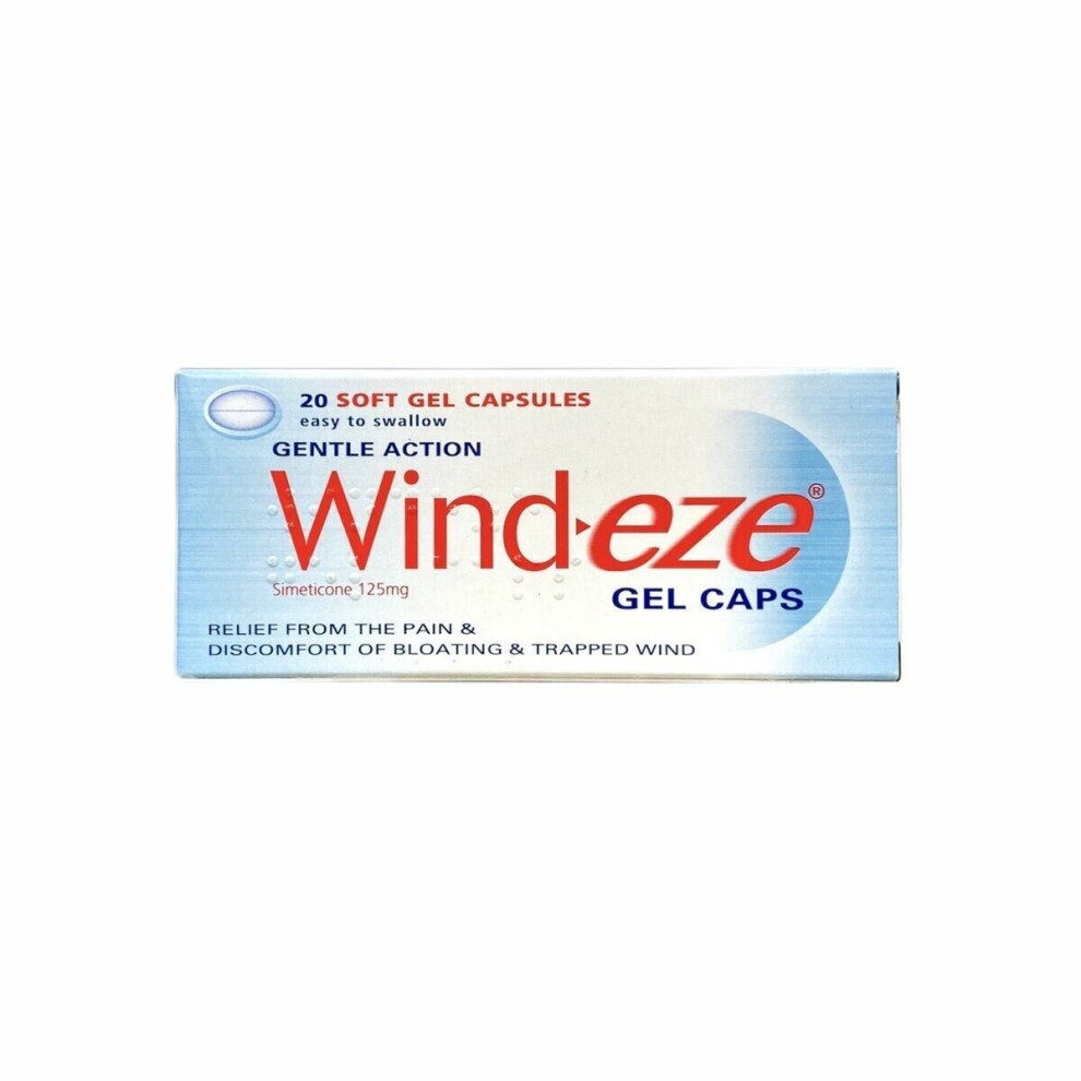 Windeze Gel Gentle Action - 20 Softgel Capsules